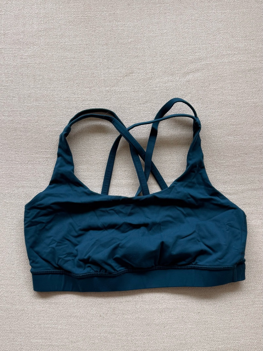Lululemon Women’s Strappy Sports Bra - Deep Teal